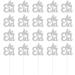 Eid Mubarak Cupcake Toppers 20pcs Glitter Star Moon Eid Cupcake Toppers Eid Mubarak Cake Topper for Eid Party Muffin Cake Decor Silver - Buy Online on GoSupps.com