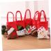 ABOOFAN 2pcs Hand Adorable Pouch Sweets for Candy Christmas Decor Bags Xmas Party Exquisite Non-woven 22x15cm Assorted Color 5 - Buy Online on GoSupps.com