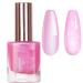 Pearl Nail Polish - Pink Mermaid Nail Polish - Pearlescent Shell Glitter Pink Shimmer Nail Polish - Polarized Glitter Nail Polish - Manicure at Home DIY Quick Dry Type No UV Needed pearl pink