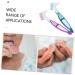 Buy Healvian 2-Piece Prosthesis Cleaning Brush Set | Double-Sided Toothbrush for Effective Cleaning | International Shipping Available - Buy Online on GoSupps.com