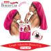Beauty Town Satin Lined Bonnet Cap for Braiding, Dreadlocks & Natural Hair - Hot Pink - Buy Online on GoSupps.com