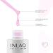 Inlaq Hema Free Top Milky Pink Coat 6ml - Hema & Hema Rose Free UV Gel Polish - Perfect Baby Boomer Gellack Top Coat - Buy Online on GoSupps.com