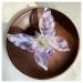 1 piece of medium clip butterfly hair clips thick plastic hair claws hair clips for women women girls. Hair clips retro hair accessories headgear purple