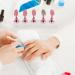 Nail Stand Acrylic Art Display Stand - 54 Pcs Magnetic Nail Tips Practice Holder and Reusable Adhesive Putty Kit for DIY Nails - Pink - Buy Online on GoSupps.com