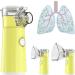 Portable Handheld Nebulizer for Adults and Children - Travel Inhaler Ultrasonic Nebulizer Machine - Self-Cleaning Mesh Nebulizer for Breathing Issues | Full Package Included - Buy Online on GoSupps.com