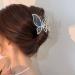 KuuGuu 2 PCS Butterfly Metal Hair Claw Clips - Rhinestone Sparkle, Fashionable Hold Hair Jaw Clips - Cute Hair Accessories - Buy Online on GoSupps.com