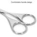 Nose Hair Scissors | Stainless Steel Rounded Tip for Eyebrows Moustache & Beard - MJ-WB010 | International Shipping Available - Buy Online on GoSupps.com
