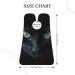 Black Cat with Blue Eyes Print Beard Bib Apron | Non-Stick Hair Catcher for Men | Shaving Gifts | One Size Black - Buy Online on GoSupps.com