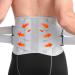 Low Back Pain Relief Belt Adjustable Lumbar Brace Scoliosis Fitness white XXL - Buy Online on GoSupps.com