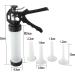 Zametter Household Enclosure Set: Enema Tube & 4 Founders for Sausage Ham & Baking - Easy to Use Accessories - Buy Online on GoSupps.com