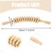 Ergonomic Massage Roller Stick - 12 Rolls Wood - 17.3 Inch Slip-Proof Cellulite & Muscle Relaxation Tool for Leg Waist & Belly - Buy Online on GoSupps.com