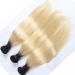 Remeehi 100g Peruvian 1B 613 Ombre Human Hair Extensions - Two Tone Blonde Silk Straight 18 - Buy Online on GoSupps.com
