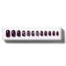 Static Nails Reusable Pop-On Manicure Set  Non-Damaging Glue-On Nails (Dark Amethyst Round) - False Nails with Static Nail Glue  Nail Set  Fake Acrylic Press On Nails