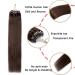 Rich Choices Microring Extensions | 50 Strands Real Remy Hair Loop Extensions | 55cm #4 Chocolate Brown - Smooth 1g 50g Extensions - Buy Online on GoSupps.com