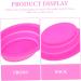 Housoutil Cleaning Pad Makeup Brush Cleaner Brush Cleansing Mat Cosmetic Brush Cleaner Pad Brush Rinsing Pad Cleaning Tool Washers Brush Cleansing Pad Silica Gel Makeup Egg Make up 14.5x11cm Rosy - Buy Online on GoSupps.com