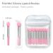 Spove 12pcs Silicone Lip Brush Set - Makeup Eyebrow Lipstick Brushes Applicator Cosmetic Wands for Balm, Mask, Oil - Buy Online on GoSupps.com