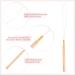 Vlasy Nano Beads Silicone Lined 3.0mm 200PCS + Hair Extension Loop Needle Threaders Set - Blonde Hair Extensions/Tinsel - Buy Online on GoSupps.com