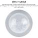 Kenanlan 3D Crystal Moon Ball - Bright Clear Astronomy Sculpture & Night Light | 6 cm Miniature Decoration - Buy Online on GoSupps.com