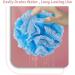 6pcs Bath Loofahs Shower Sponge - Exfoliating Bath Puffs for Men and Women in 6 Colors - Buy Online on GoSupps.com