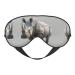 Animal Rhino Print Unisex Sleep Mask Double-Sided Eye Mask Ideal for Sound Sleep and Skin Care