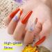 Gel Nail Polish Kit - 20 Colors with Base, Glossy & Matte Top Coat - Salon Quality Soak Off Pastel Set - DIY Manicure at Home - Heat of the Sun - Pack 11 - Buy Online on GoSupps.com
