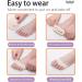 Reusable Honeycomb Fabric Forefoot Pads - Soft Metatarsal Cushions for Pain Relief | Black & Beige Options - Buy Online on GoSupps.com
