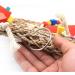 Wellensing Colorful Parrot Swing Toy | Natural Safe Wood Chew Block for All Birds (Red) - Buy Online on GoSupps.com