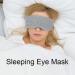 Salmue Sleep Eye Mask with Nose Baffle | Adjustable Blinder Blindfold for Travel and Nap | Comfortable and Breathable Eye Cover (Grey) - Buy Online on GoSupps.com