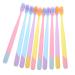Cool hoya manual toothbrush 10 st soft toothbrush children's toothbrush ergonomic toothbrush travel toothbrush toothbrush with soft bristle toothbrush with dental floss department store pp travelable travel