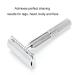 Easy Trim Razor - Professional Manual Alloy Razor for Home & Travel | Sustainable Silver Design - Buy Online on GoSupps.com