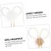 Angoily 2 Pairs Antique Hair Clasp Pearl Hair Clip Wedding Hairpin Bride Headpieces for Wedding Girl Hair Clips Flower Hair Clip Hair Accessories for Girls Hanfu Hairball Pair Clip Child - Buy Online on GoSupps.com