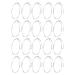 Stainless Steel Adjustable Bangle Rust Resistance Adjustable DIY Bracelet DIY Handmade Bangle 20PCS for Friends for Party
