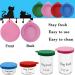 7 Pcs Silicone Pet Food Can Lid Covers - Fits All Standard Dog and Cat Cans - Buy Online on GoSupps.com