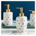 TEMKIN Fashion Ceramic Disinfectant Press Bottle (Size B) - Hand Sanitizer, Shampoo, Shower Gel, Conditioner - Disposable & Convenient - Buy Online on GoSupps.com