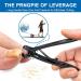 Ultra Wide Opening Nail Clippers - Heavy Duty 16mm Clippers for Thick Nails, Long Handle Toenail Cutter for Seniors, Men, Women - Sharp, Extra Large, Black - Buy Online on GoSupps.com