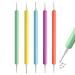 Huyath Nail Dotting Tools - Double-Ended Ball Tip Clay Tools | Dot Paint Pens Design Tools Dotting Tools for Home Salon Tip Dot Paint Manicure Kit