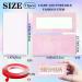 HLQHXWHZT 71 Pcs Empty Press on Nails Packaging Box Set 35 Pcs Empty Nail Package Box Set 35 Pcs White Background Papers and 1 Double Sided Tape for Press on Nail Business Pink - Buy Online on GoSupps.com