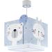 Dalber Jungle Animals Children's Pendant Light | Blue Hanging Lamp for Kids' Rooms - Buy Online on GoSupps.com