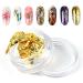 Nail Art Glitter Decoration Set - 24 Boxes Nail Foil Rose Gold Silver Paillette Flake Sequins for 3D Nail Design - Buy Online on GoSupps.com