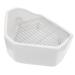 HANABASS Rabbit Toilet Bunny Litter Tray Small Animal Toilet Pet Toilet Guinea Pig Bedding White Ceramics