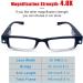 LED Lighted Reading Glasses with Magnifying Lens for Nighttime Reading - Buy Online on GoSupps.com