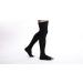 Doc Miller Open Toe Thigh High Compression Stockings 20-30mmHg for Varicose Veins - Pregnancy Support, Men and Women - Black Large (1 Pair) - Buy Online on GoSupps.com