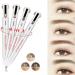 4 in 1 Waterproof Eyebrow Contour Pen - Versatile & Durable Makeup Tool for Perfect Eyebrows - Buy Online on GoSupps.com