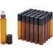 Benecreat 10ml Sienna Glass Roller Bottles - 30 Packs Refillable Containers for Essential Oils Aromatherapy Fragrance & Lip Balm with 5 Pack 3ml Pipettes - International Shipping Available - Buy Online on GoSupps.com