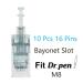 Dr.Pen Ultima M8 16 Pins Bayonet Slot Microneedling Pen Replacement Cartridges - 10 Pack Disposable Accessories - Buy Online on GoSupps.com