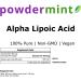 Alpha Lipoic Acid Powder (RS-ALA Pure ALA) (Multiple Sizes) Antioxidant (ALA Powder) Scoop Included 3.5 Ounce (Pack of 1) - Buy Online on GoSupps.com