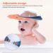 Adjustable Silicone Baby Shower Cap for Infants & Toddlers - Blue - Buy Online on GoSupps.com