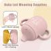 TQONEP Silicone Sippy Toddler Cup 9oz with Leakproof Lid, Snack Lids, Double Handle | BPA-Free | Baby Training Cup | Yellow Dinosaur + Pink Unicorn Design - Buy Online on GoSupps.com