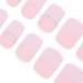 Danni & Toni Half hardened gel nail films (Ballet Blush) pink French glitter glitter bordure glossy uv gel nail film nail ticker nail design nail foil self-adhesive wraps 28 sticker ballet blush-de