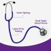 Buy HCS Premium Stainless Steel Stethoscope - Medical Grade Dual Head for Nurses Doctors & Vets | 22 Inch Blue Tubing - International Shipping Available - Buy Online on GoSupps.com